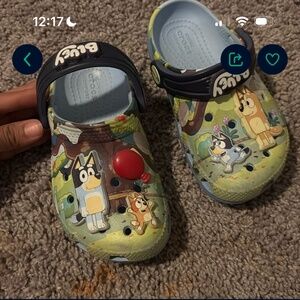 Gently used bluey crocs.  Size 8